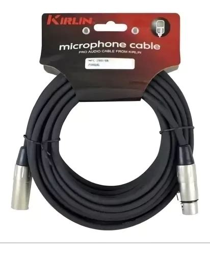 Cable Para Micrófono Xlr xlr Balanceado 6 Metros Kirlin Cuotas sin