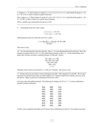 Gre Math Practice Test 5 PDF