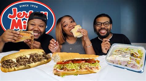 JERSEY MIKE S MUKBANG Philly Cheese Steak Italian Sub Mikes Way