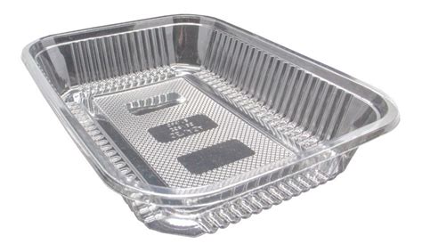 Bandeja Plástica Descartable 103 Pet Cristal X 800 Unidades POLINEA