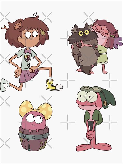 Amphibia Pack Sticker For Sale By Artnchfck Redbubble