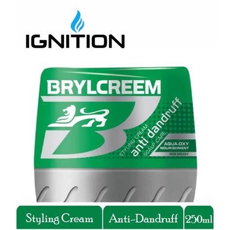 Brylcreem Styling Cream Anti Dandruff Aqua Oxy 250ml Shopee Malaysia