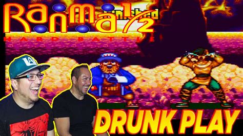 Ranma 1 2 Hard Battle SNES Gameplay Drunk Play Chris Evans Vs