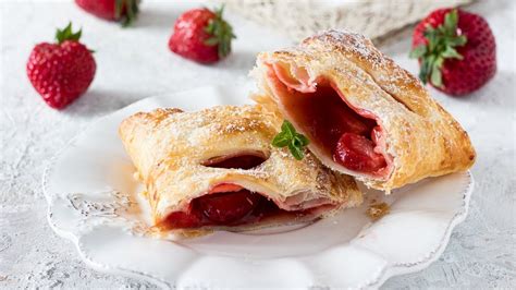 How To Make Puff Pastry With Strawberries 🍓 A Quick And Easy Dessert 😋 Youtube