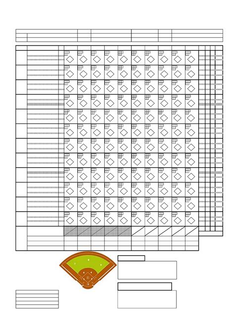 Softball Scorecard Printable