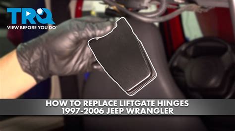 How To Replace Liftgate Hinges Jeep Wrangler Youtube