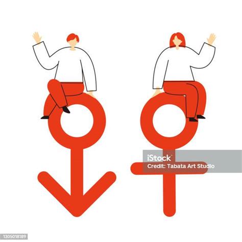 Sdgs Goal 5 Image Illustration Of Gender Equality Stock Illustration