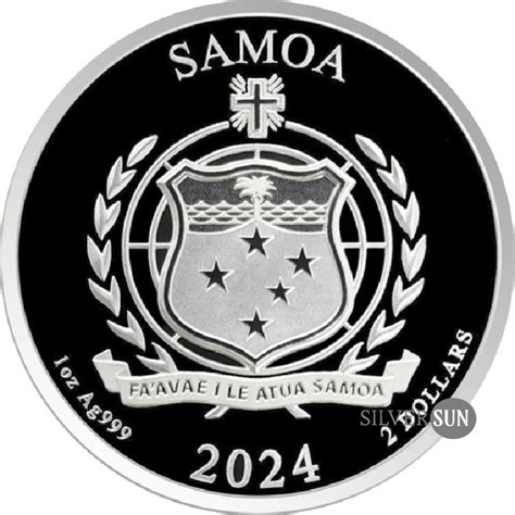 Samoa Golden Eagle Prooflike Oz Samoa Silversun Sk