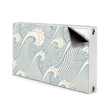 Ozdobny Magnes Na Kaloryfer Fale Ocean 100x60 Cm Bluedecor Bluedecor