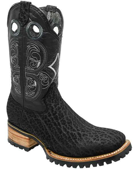 Botas Rodeo Cuello Toro Suela Tractor Negro WD 11 282