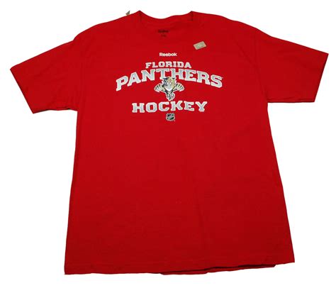 Florida Panthers Reebok Empty Net Nhl Team Logo Hockey T Shirt M Xl