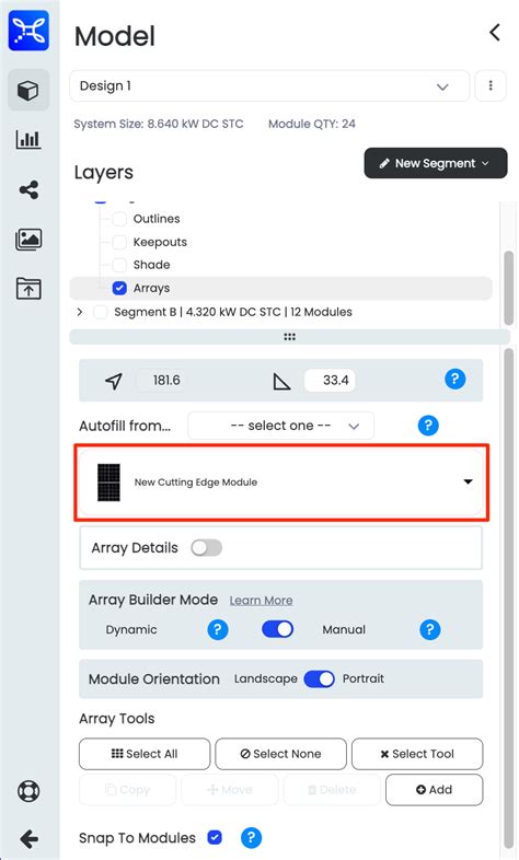 Add a New PV Module Model