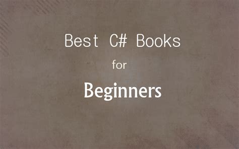 Best C# Books For Beginners – Individual Opinion