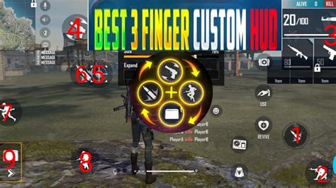 3 Finger Best Custom HUD Settings Latest Control Setting 2022 Pro