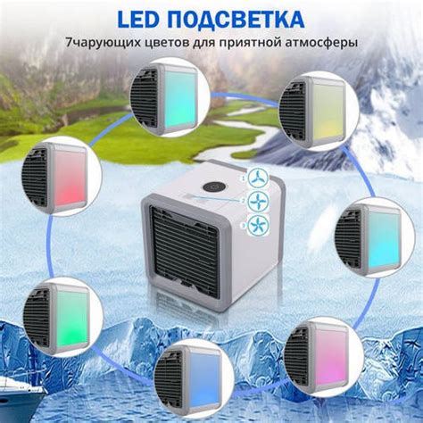 Купить Портативный охладитель воздуха, мини кондиционер с очисткой и ...