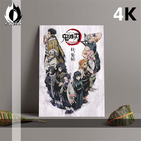 Jual Poster Size A3 Anime Paling Lengkap Kimetsu No Yaiba Demon