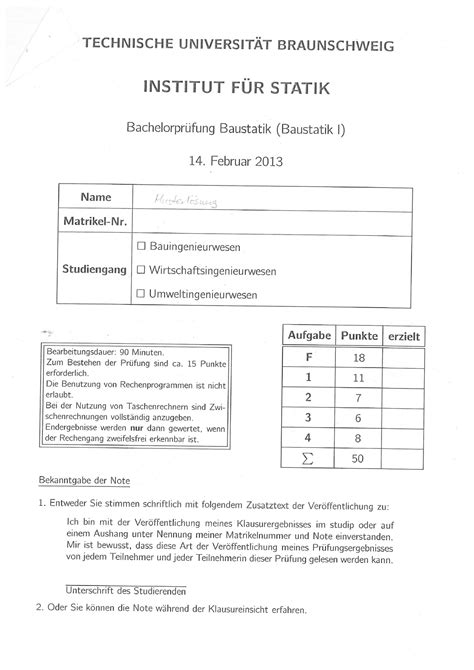 Prüfung 14 Februar 2013 Fragen und Antworten WS 2012 13