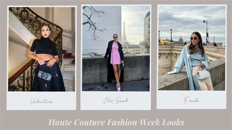 Haute Couture Fashion Week Looks – Glam & Glitter