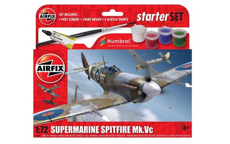 Airfix A Supermarine Spitfire Mk Vc Small Starter Set