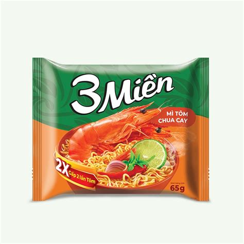 Mì 3 Miền Tôm Chua Cay 65g | 30Day Complex Zone