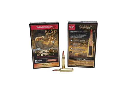 Winchester Deer Season XP Copper Impact .243 Win - 20 Ct. Box