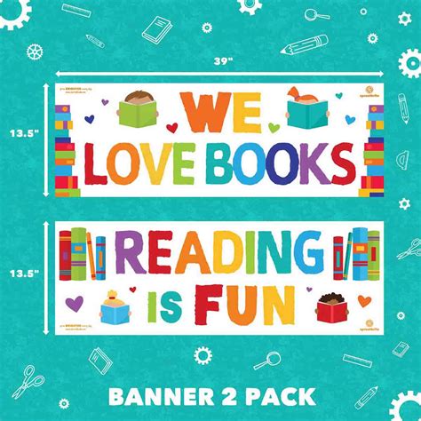 Classroom Reading Banner Set | Sproutbrite