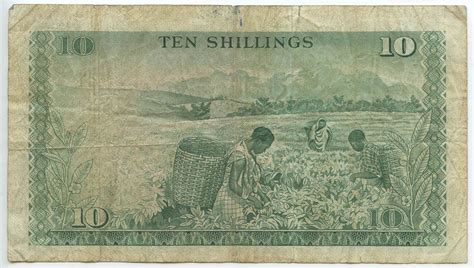 Kenia Shillings Banknote Gb President Mzee Jomo Kenyatta