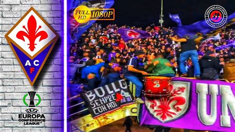 Fiorentina Ultras Tifosi Curva Fiesole In Artemio Franchi • Fiorentina Vs Sivasspor 🟣⚪ Youtube