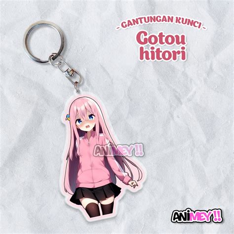 Jual Gantungan Kunci Gotou Bocchi The Rock Keychain Ganci Akrilik