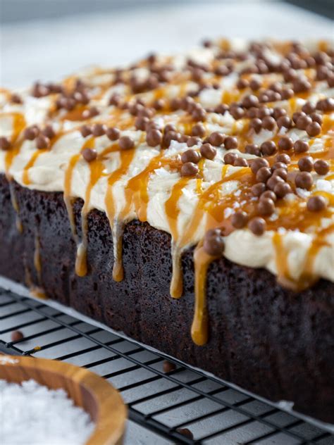 Chocolate Caramel Poke Cake Irresistible Sheet Cake Recipe