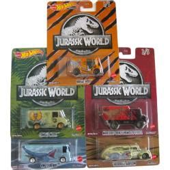 Hot Wheels Jurassic World 5 Car Set