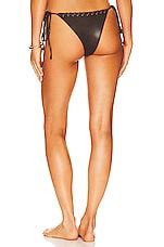 Frankies Bikinis Mackenzie Leather Bikini Bottom In Cocoa Revolve