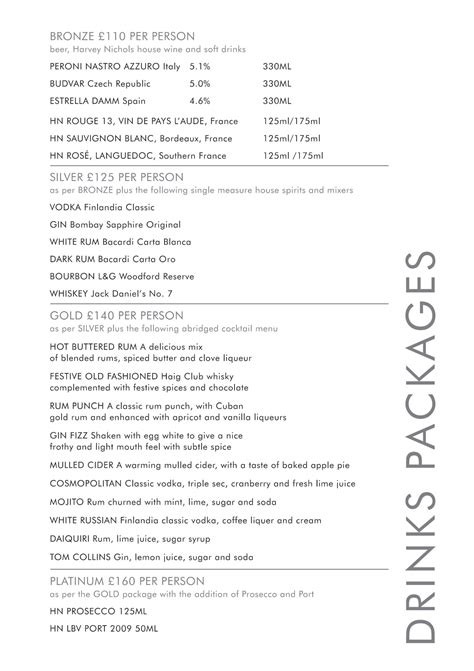 Harvey Nichols' menus get a Festive Makeover | News | Taste of Manchester