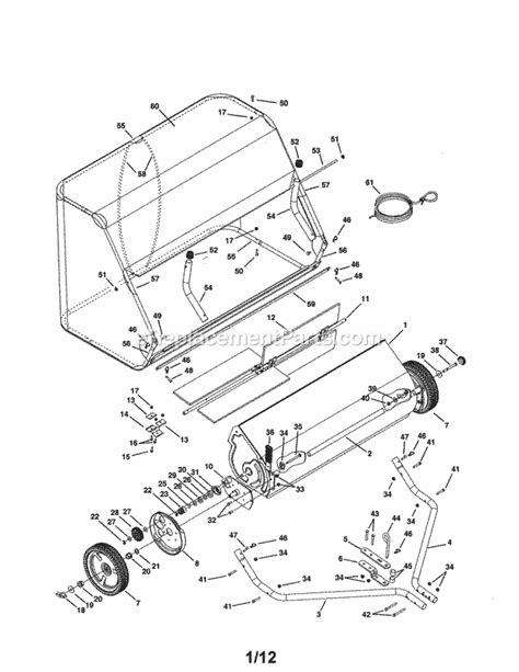 38 Craftsman Lawn Sweeper Parts Diagram Georgegracen