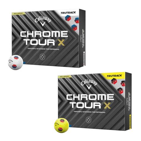 Callaway Chrome Tour X Trutrack Golf Ball Callaway Chrome Tour X