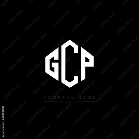 GCP letter logo design with polygon shape. GCP polygon logo monogram ...