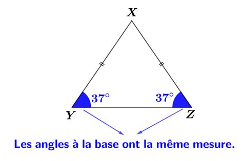 Somme des angles dans un triangle particulier Géométrie du triangle