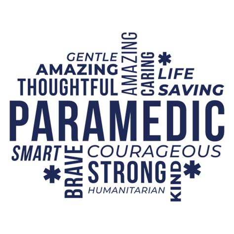 Badge Words Paramedic Transparent Png And Svg Vector File