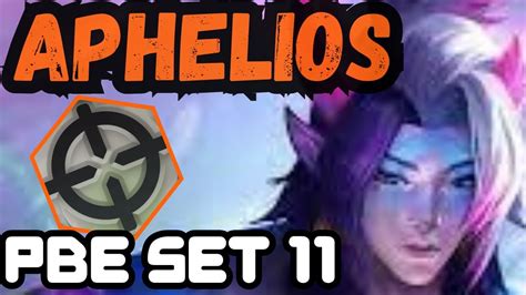 3 Star Aphelios Carry 4 Warden 4 Sniper Na PBE TFT Set 11 YouTube