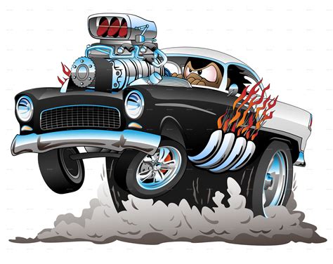 Old Car Cartoon Vector Illustration Car Cartoon Cool Car Drawings