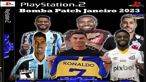 BOMBA PATCH 2023 PS2 BRASILEIRÃO Atualizado NARRAÇÃO INCRÍVEL YouTube