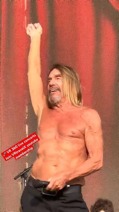 👕 Red Hot Chili Peppers Support Act Iggy Pop Front Of Stage 06 26 2023