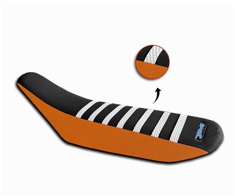 JM Fundas Funda Asiento KTM Sx 01 06 Exc 03 07 Negra Naranja Con