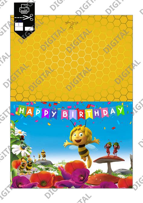 Printable Birthday Card, Printable Greeting Card, Print at Home - Etsy