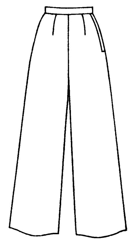 Pants Template Clipart Best