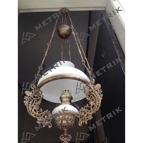 Jual Lampu Gantung Kerek Antik D Cm Lampu Katrol Model Jawa Betawi M