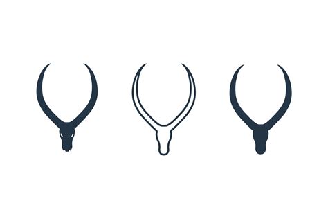 Bull And Cow Head With Big Horn Vector Graphic By Masum Bhuiyan