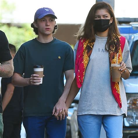 Zendaya and Tom Holland Hold Hands During Coffee Run in New York City