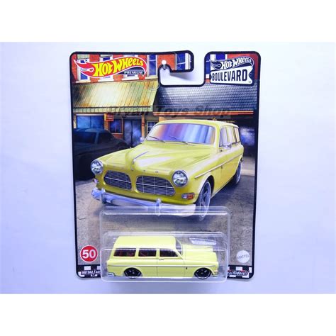 Jual Hot Wheels Boulevard Volvo P Amazon Estate Kuning Shopee Indonesia