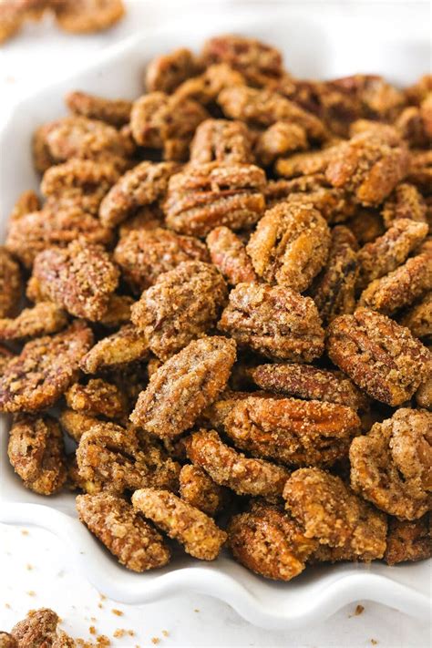 Cinnamon Sugar Candied Pecans Life Love And Sugar